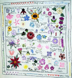 AG 4198 Down The Garden Path Sampler 