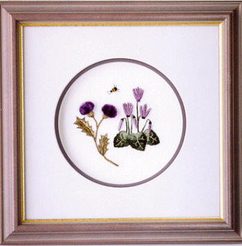 BL 125 THISTLE DOWN Brazilian Embroidery Pattern