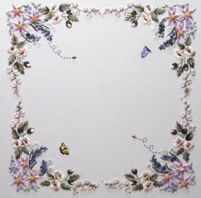 Cottage Garden Brazilian Embroidery Pattern