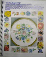 Dimensional Embroidery book "In The Beginning" with color Directions  