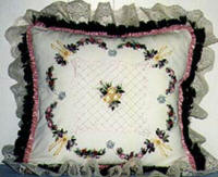 Stained Glass Pillow Brazilian dimensional embroidery pattern