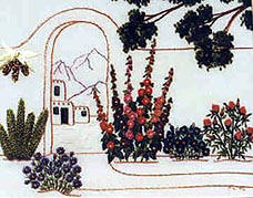Santa Fe Garden- Brazilian Embroidery pattern