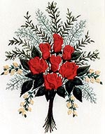 Elegant Roses- Brazilian Embroidery pattern