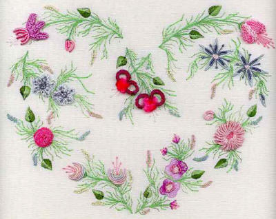 Embroidery Pattern Carol's Heart EdMar 1020 - Brazilian Embroidery