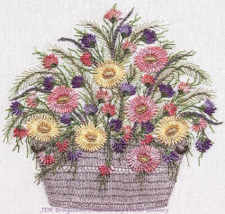 Daisy Basket EdMar Pattern # ED1034 