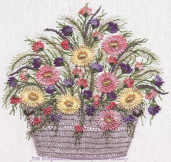 Daisy Basket EdMar Pattern # ED1034 