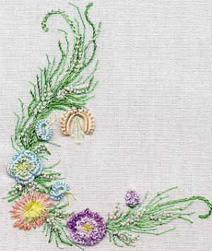 Small Sampler Brazilian dimensional embroidery pattern