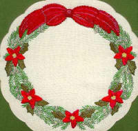 Poinsettia Wreath ED3655