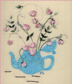Brazilian Embroidery Pattern JDR 6004 Tea Time
