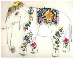 Brazilian Embroidery Design Maya The Elephant