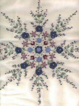 Brazilian Embroidery Design Snowflake Fantasy