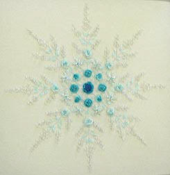 Brazilian Embroidery Design Snowflake Fantasy