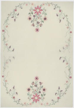 JDR  194  Peaches and Cream  Table Topper