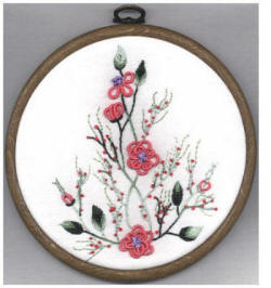 Brazilian Embroidery Design: Japanese Violets