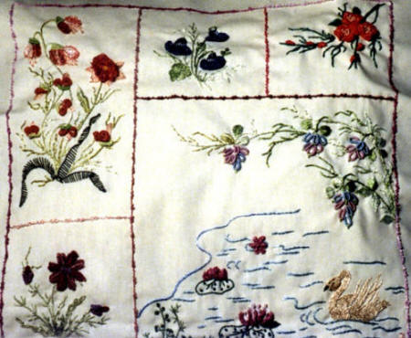Brazilian Embroidery Pattern, Swan Song, JDR 6010