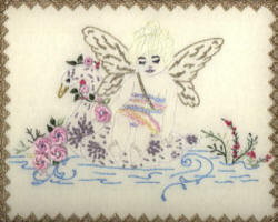Brazilian Embroidery Pattern JDR 6015  Fairy Boat