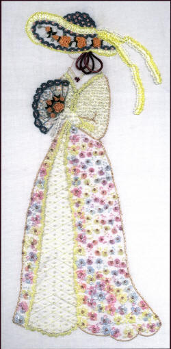Brazilian Embroidery design: Debutant- Introduction to Society JDR6080