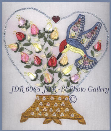 Brazilian Embroidery Pattern JDR 6088 Loves of My Heart