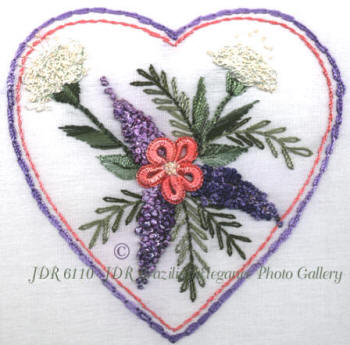 JDR 6110 Heart Full of Lilacs and Ferns