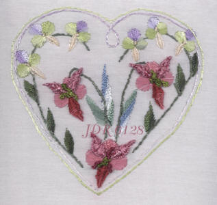 JDR 6128 Anitas Wood Orchid Brazilian Dimensional Embroidery Pattern