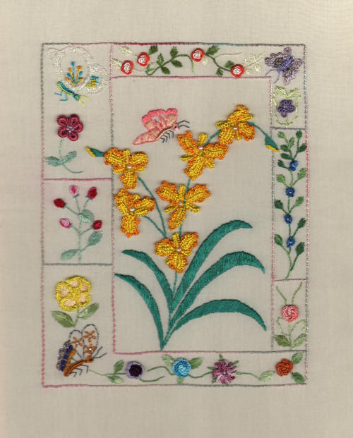 Brazilian Dimensional Embroidery Design  "Picture Perfect" 