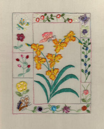 Brazilian Dimensional Embroidery Design  "Picture Perfect" 