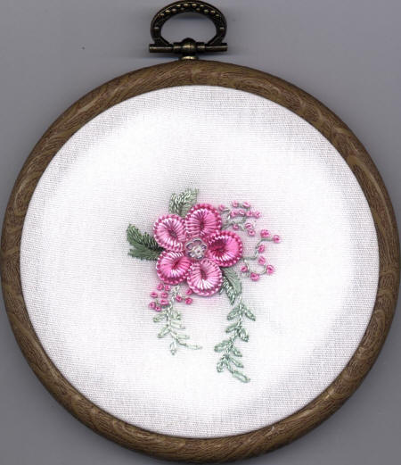 Sunshine's Treasures Brazilian Dimensional Embroidery Dazzler Flower