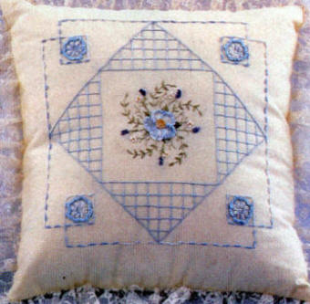 Brazilian Embroidery Design: Lattice Garden