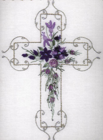 Brazilian Embroidery Design The Cross of Hope JDR 6014