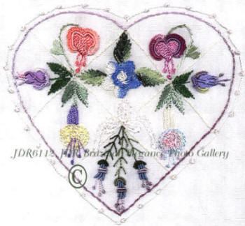 Brazilian Embroidered Heart for Whitney - JDR 6112