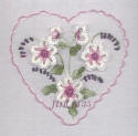 JDR 6135 Linda’s Gardenia Brazilian Embroidery Pattern