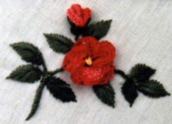 Brazilian Embroidery Quilt Block Design Lydia Ann Rose