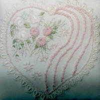 Stylized Heart for Your Valentine Brazilian Dimensional Embroidery pattern