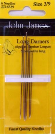 John James Long Darner # 3/9 6 pack