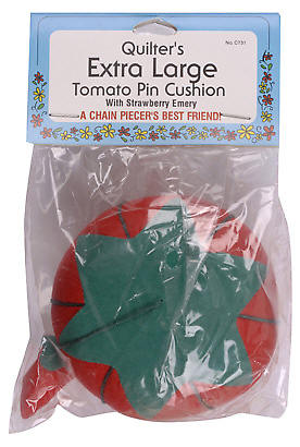 Large Tomato Pin Cushion Dritz Sewing Pin Cushion Tomato Strawberry Emery  Sewing Notions Sewing Tools Sewing Supplies 