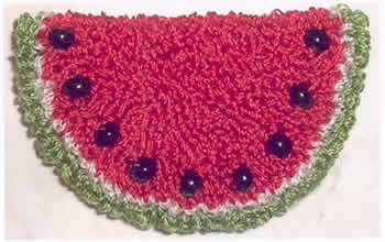 watermellon punchneedle design