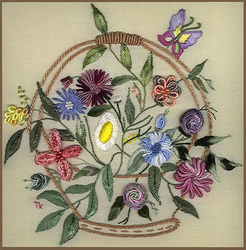 Brazilian Embroidery design: Garden Sunshine - JDR 114