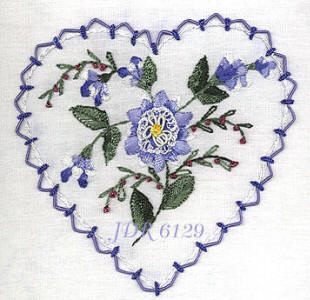 JDR 6129 Brittanys Delphinium Hand embroidery Pattern